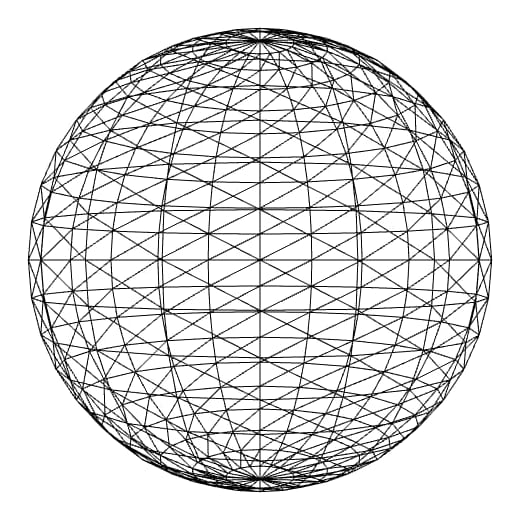 sphere wireframe